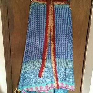 Darn Good Yarn - sari wrap skirt